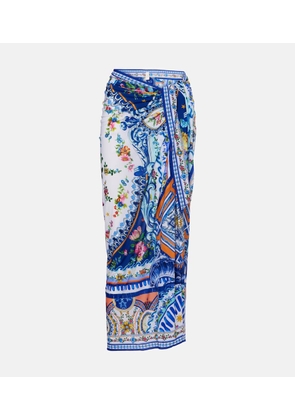 Camilla Printed beach cover-up