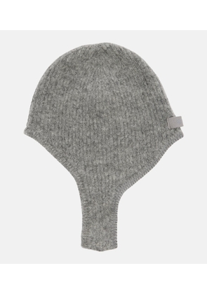 Jacquemus Ribbed-knit alpaca and wool-blend hood