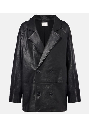Frame Oversized leather jacket