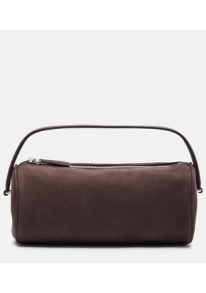 The Row Round 90s suede tote bag