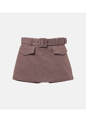 Self-Portrait Belted skort