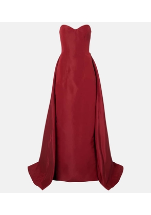 Monique Lhuillier Silk faille gown