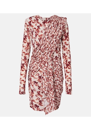 Isabel Marant Georgia draped printed minidress