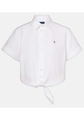 Polo Ralph Lauren Cropped cotton shirt
