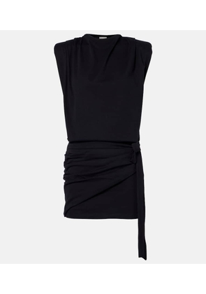 Isabel Marant Marielle draped cotton minidress