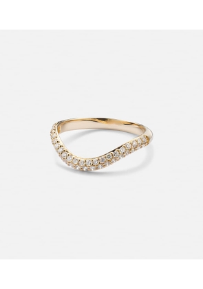 Stone and Strand Anjelica 14kt gold ring with diamonds