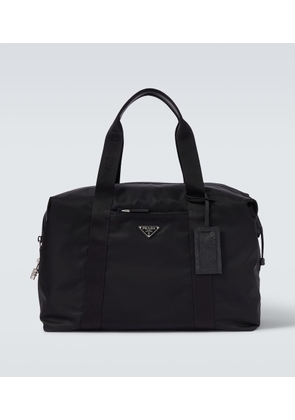 Prada Re-Nylon leather-trimmed duffel bag