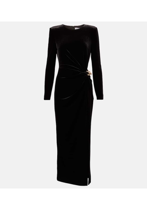 Self-Portrait Cutout maxi dress