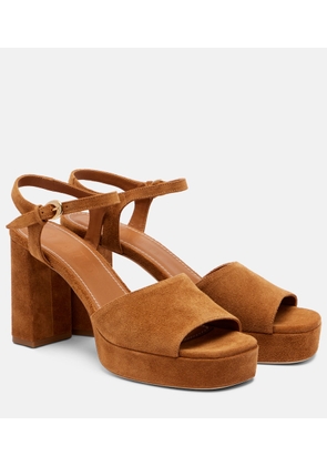 Staud Jodie 105 suede platform sandals
