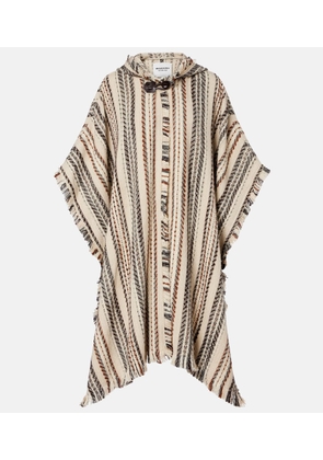 Marant Etoile Iseline striped poncho
