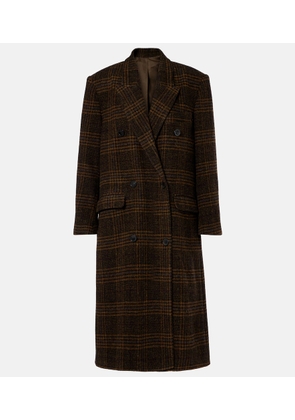 Marant Etoile Lexana checked virgin wool coat