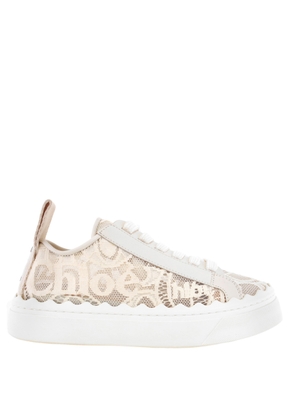 Chloe Lauren Lace Detail Sneakers, Brand Size 35 (US Size 5)