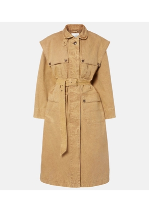 Marant Etoile Michaela denim trench coat