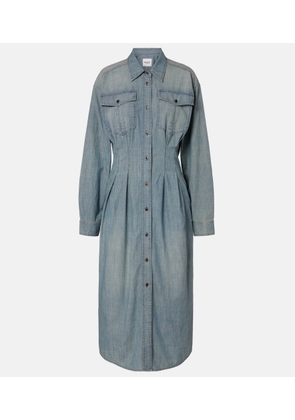 Marant Etoile Nolwen chambray shirt dress