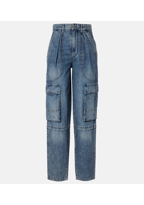 Marant Etoile Nayla high-rise cargo jeans