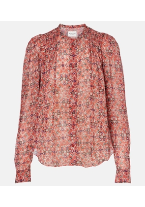 Marant Etoile Neolin printed crepe blouse