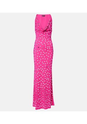 David Koma Polka-dot gown