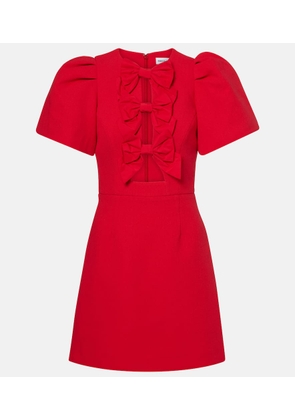 Rebecca Vallance Kaylee bow-detail minidress