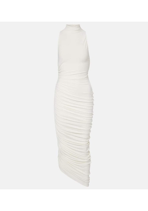 Jacquemus Piazza draped gathered maxi dress