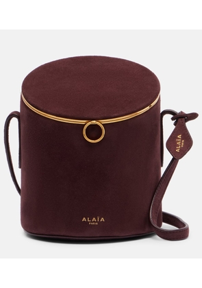 Alaia La Canette Small suede bucket bag