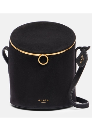 Alaia La Canette Small suede bucket bag