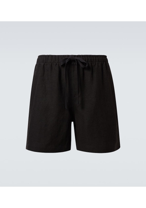 Commas Linen shorts
