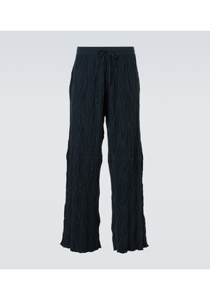 Kiko Kostadinov Raday knitted cotton wide-leg pants