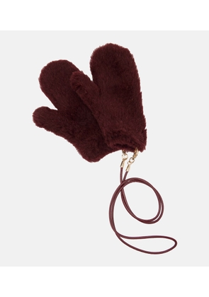 Max Mara Alpaca, wool, and silk mittens
