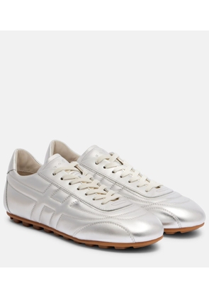Hogan Hogan Olympia metallic leather sneakers