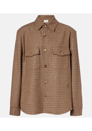 Saint Laurent Houndstooth overshirt