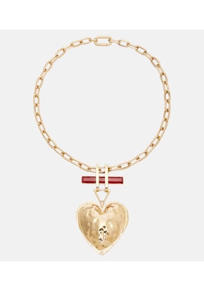 La DoubleJ Beating pendant necklace