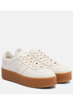 Hogan H681 leather platform sneakers