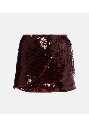 Oseree Marylin sequined miniskirt