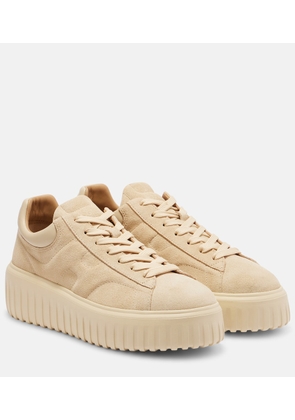 Hogan H-Stripes suede platform sneakers