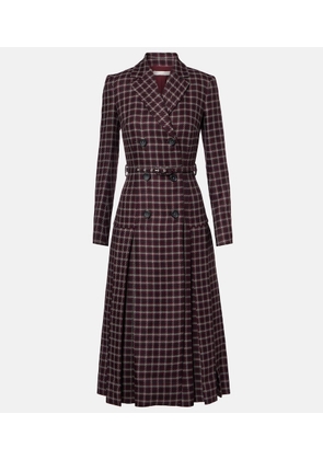 Emilia Wickstead Chaney houndstooth wool-blend midi dress