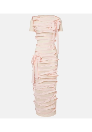 Acne Studios Ribbon-detail midi dress