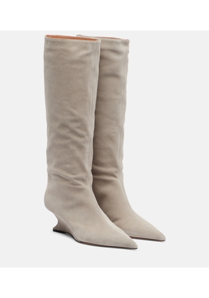 Paris Texas Nina 50 suede knee-high boots