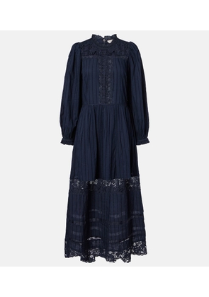 Ulla Johnson Amelie lace and cotton midi dress