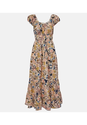 Ulla Johnson Paloma printed cotton poplin midi dress