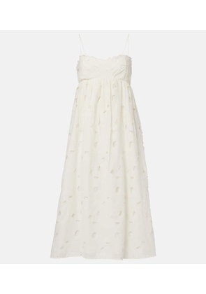 Ulla Johnson Marina floral cotton organdy midi dress