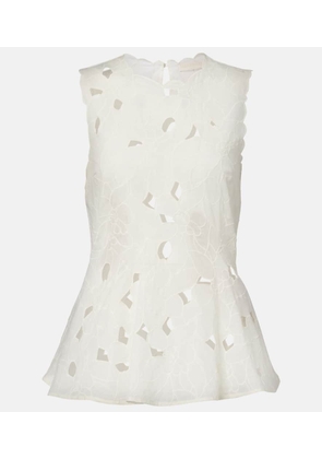 Ulla Johnson Ali floral cotton organda top