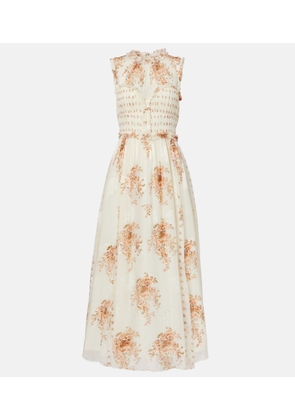 Ulla Johnson Kasia floral silk-blend maxi dress