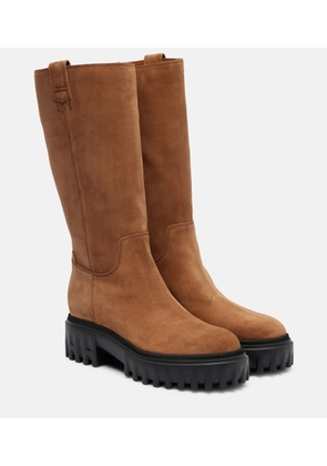 Hogan H700 Stivali suede knee-high boots