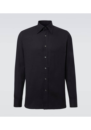 Thom Sweeney Cotton flannel shirt
