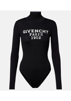 Givenchy Logo ribbed-knit bodysuit