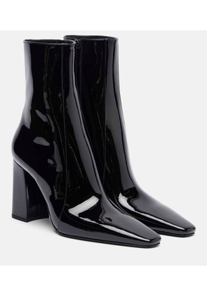 Saint Laurent Rainer 90 patent leather ankle boots