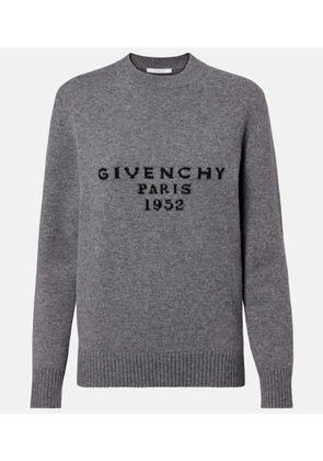 Givenchy Logo wool and cashmere sweater