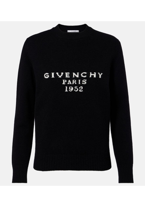 Givenchy Logo wool and cashmere sweater