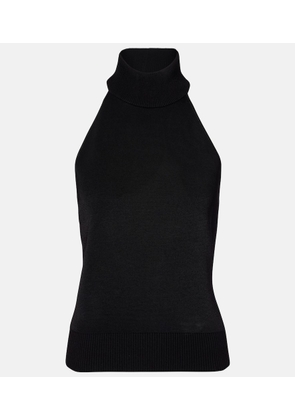 Givenchy Halterneck open-back jersey top