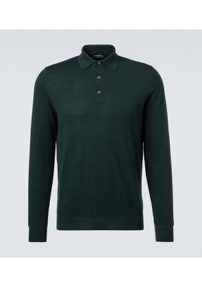 Thom Sweeney Wool polo sweater